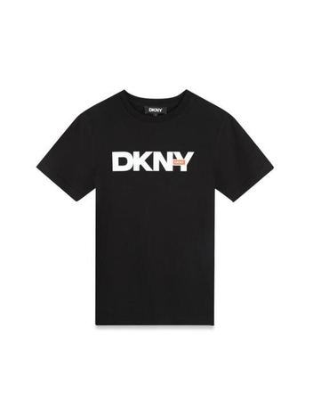 [해외배송] 24FW  키즈  디케이엔와이 티셔츠 D60190K 09B BLACK