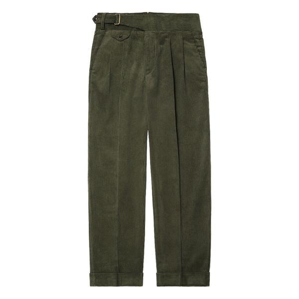 8Wale Corduroy Side Trousers (Khaki)