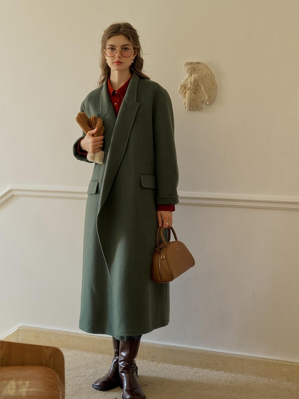 SR_Classic wool long coat