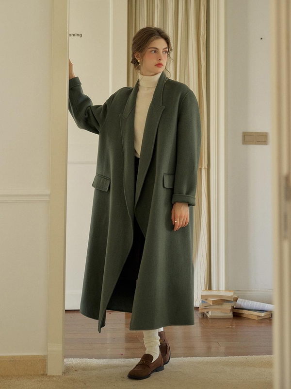 SR_Classic wool long coat