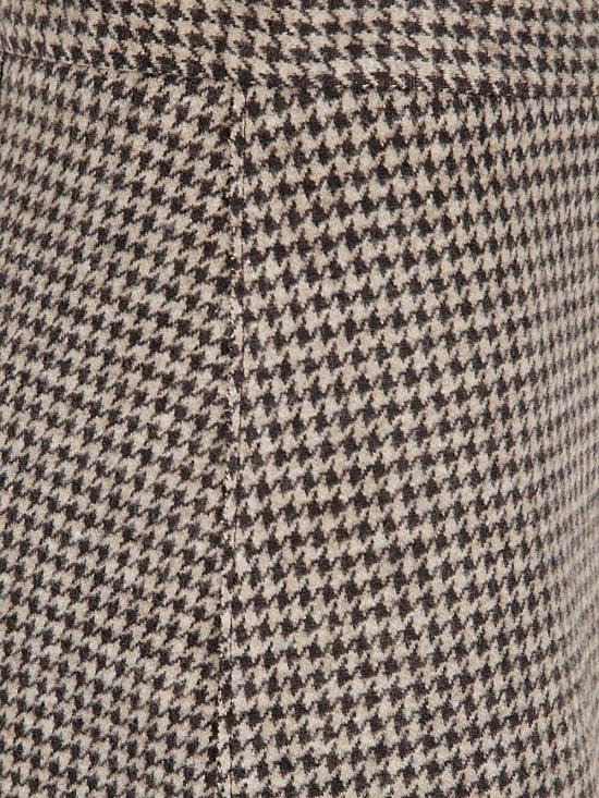 [해외배송] 24FW 해리스와프런던 숏 스커트 A7222MRA RA02 BEIGE HOUNDSTOOTH