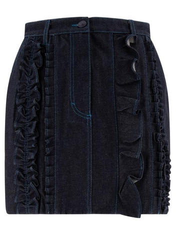 [해외배송] 24FW 세실리아 반센 숏 스커트 2 24RTW17007ODIN SKIRT INDIGO