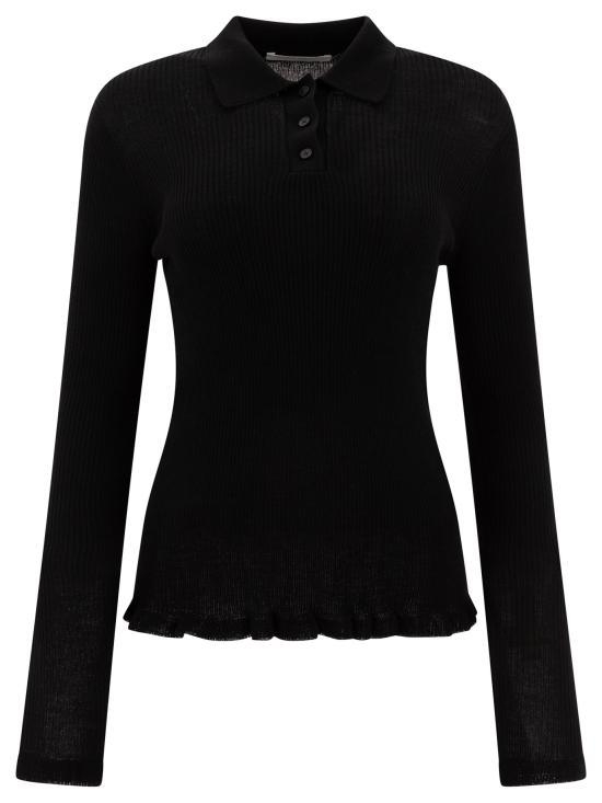 [해외배송] 24FW 세실리아 반센 긴팔 티셔츠 3 24KNI50005ODA TOP BLACK Black