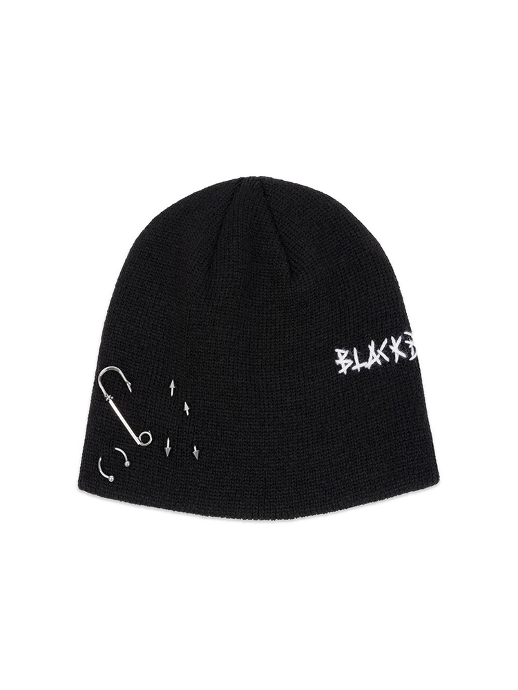 BBD Embroth Logo Piercing Beanie (Black)