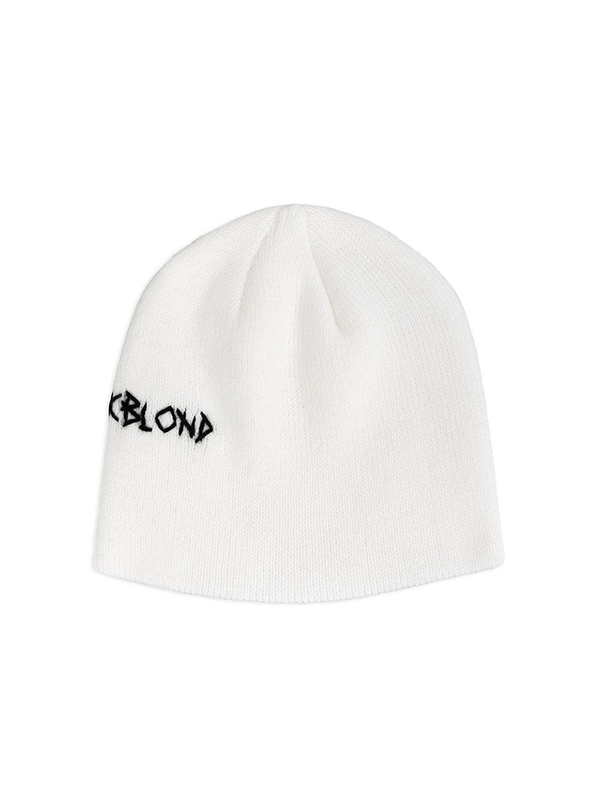 BBD Embroth Logo Piercing Beanie (White)