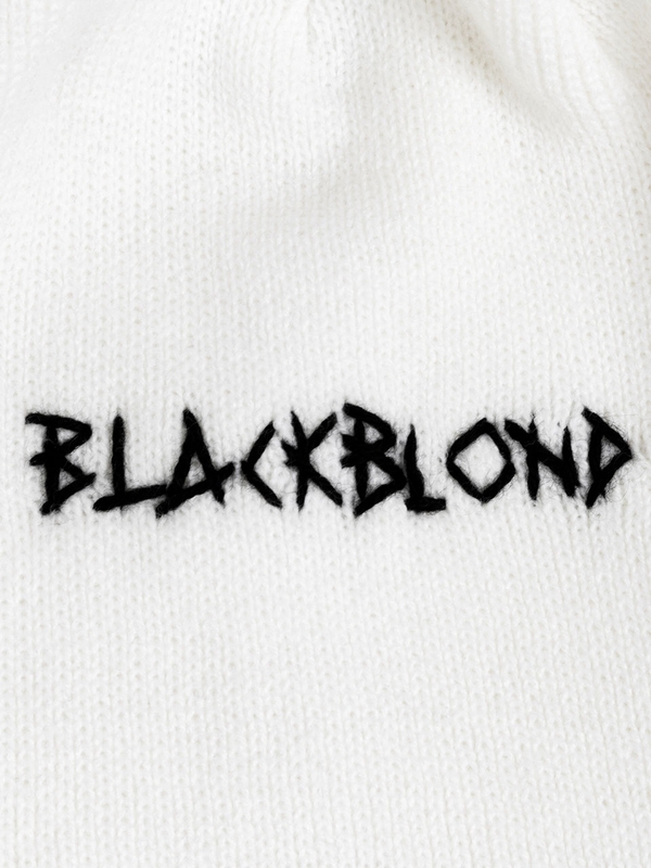 BBD Embroth Logo Piercing Beanie (White)