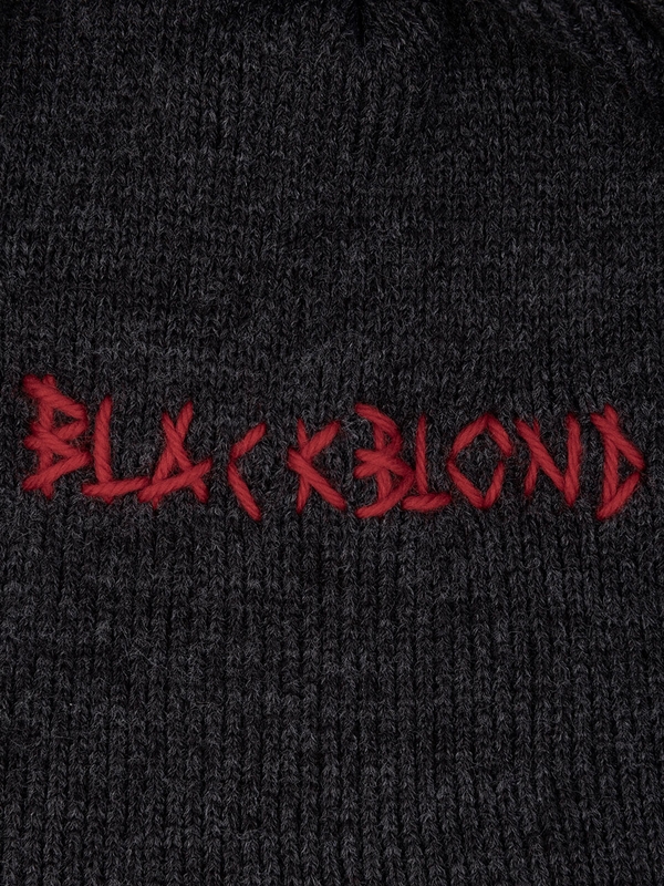 BBD Embroth Logo Piercing Beanie (Charcoal)