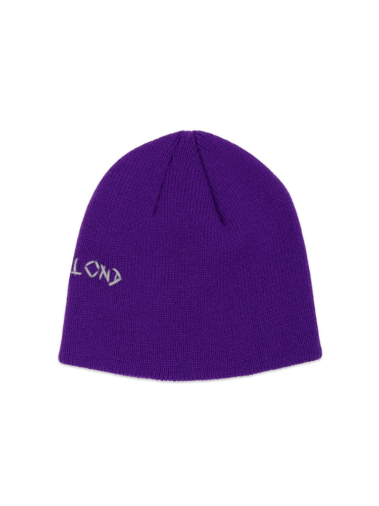 BBD Embroth Logo Piercing Beanie (Purple)