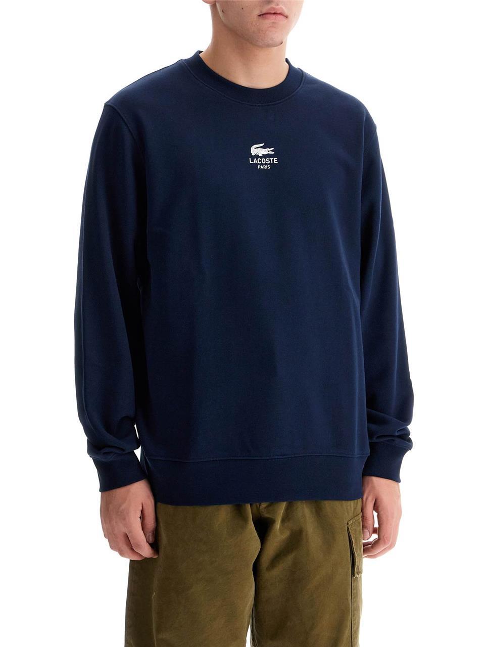 Lacoste logo crew sweatshirt outlet