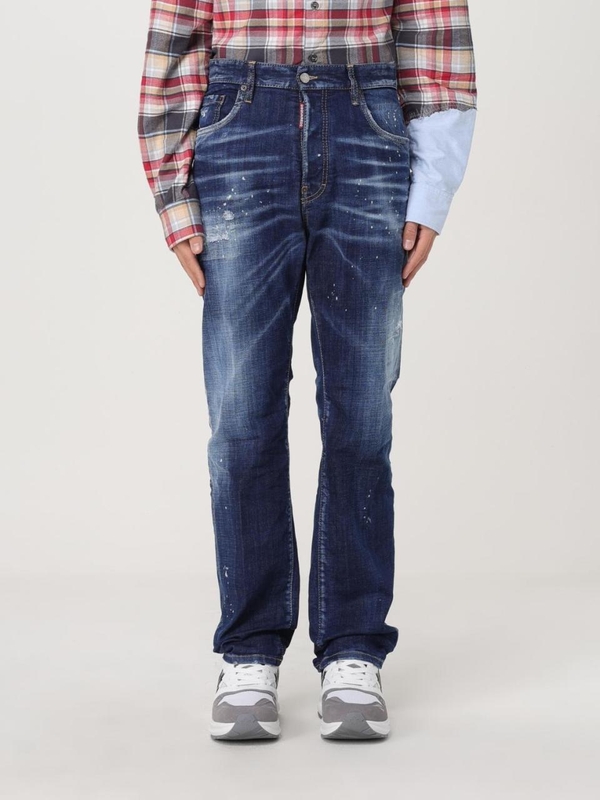 디스퀘어드2 FW24 Dsquared2 Mens Jeans S74LB1557S30664 470 Denim