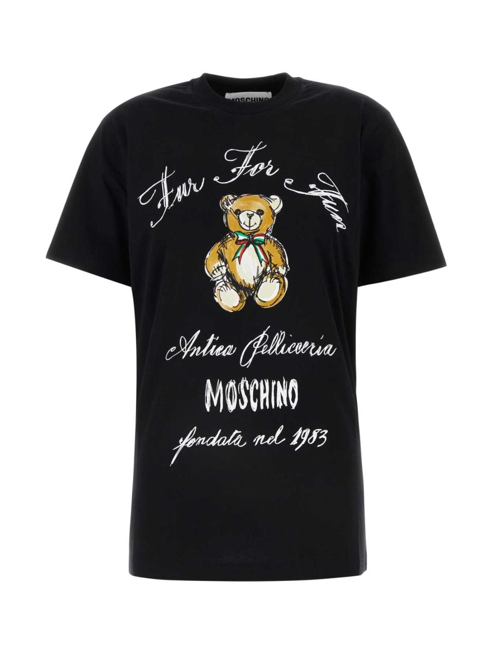 MOSCHINO FW24 MOSCHINO MAGLIERIA V07105441 1555 Black