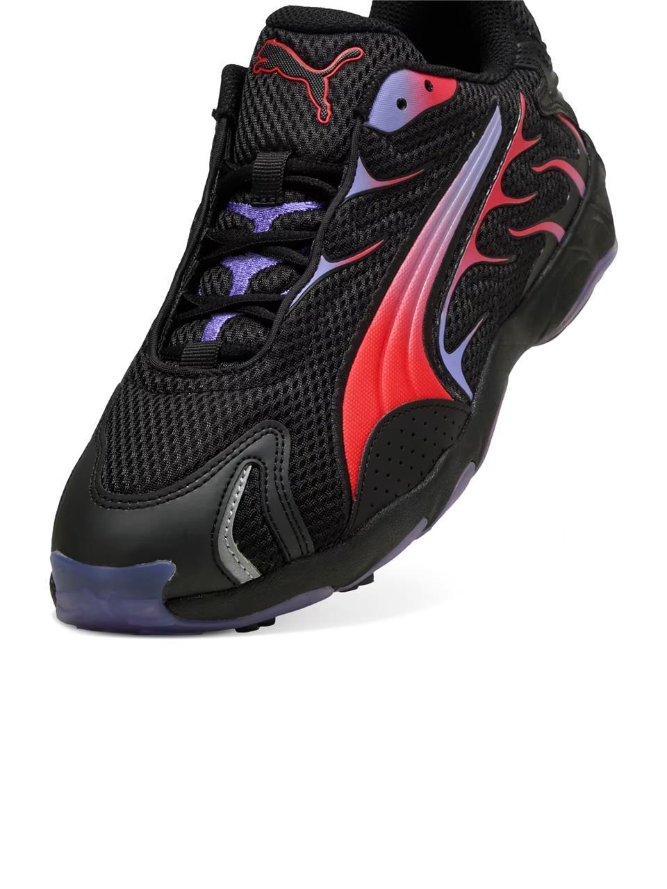 Puma SS25 Inhale Sneaker Black Red 40156002 Black