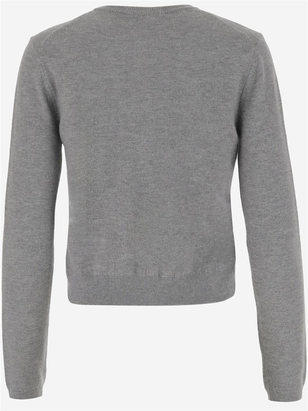 웰던 FW24 WE11 Done Sweaters Grey WDKC324603WGY Grey