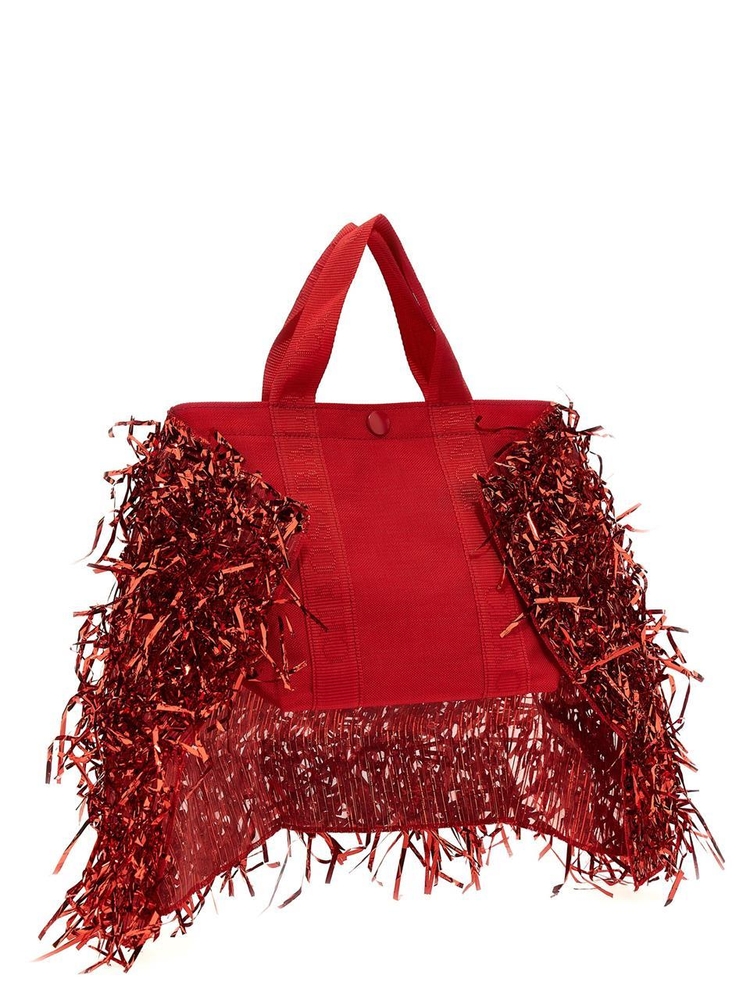 언더커버 FW24 Fringed handbag UC2D1B122RED Red