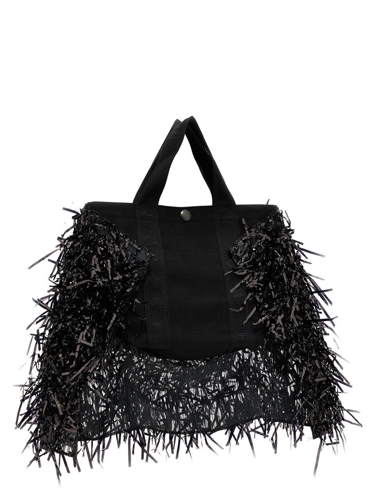 언더커버 FW24 Fringed handbag UC2D1B122BLACK Black  