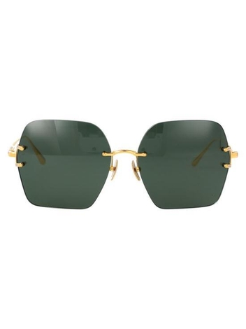 [해외배송] 24FW 린다페로우 선글라스 LFL1395C2SUN C2 YELLOWGOLD WHITEGOLD SOLIDGREEN