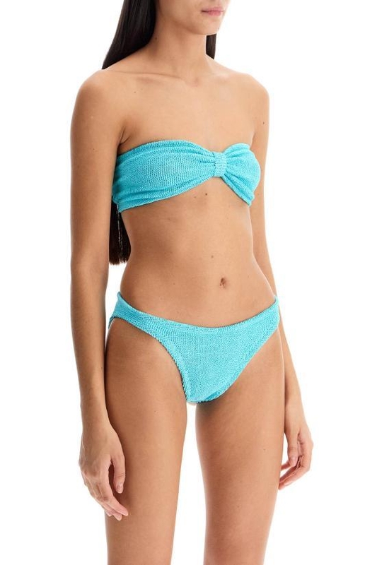 [해외배송] 24FW 훈자 지 비키니 수영복 JEANBIKINIMCRINKLE LIGHT BLUE