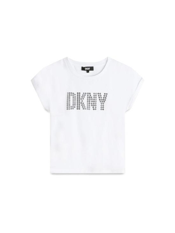 [해외배송] 24SS  키즈  디케이엔와이 티셔츠 D60089K 10P WHITE