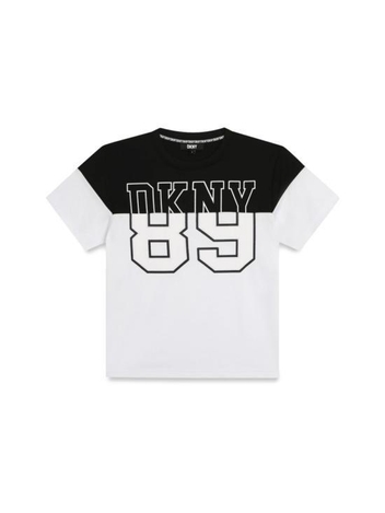 [해외배송] 24SS  키즈  디케이엔와이 티셔츠 D60027K N50 WHITE