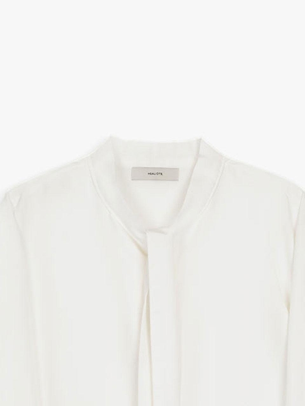 ESSENTIAL TIE BLOUSE_IVORY