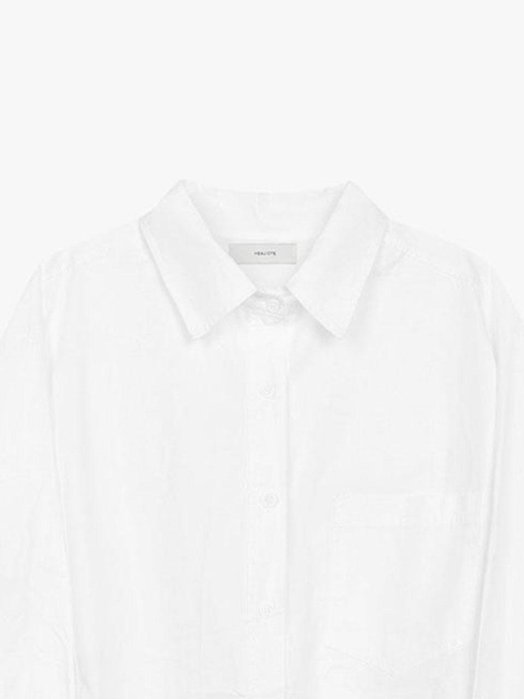 HEAL RELAXED FIT BASIC SHIRT_WHITE