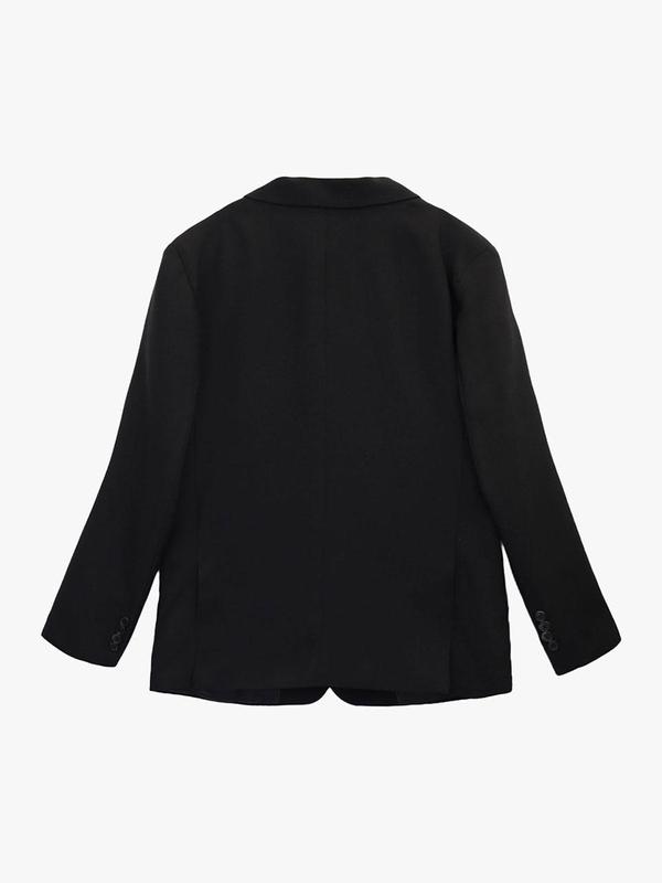 NOTCHED COLLAR BLAZER_BLACK