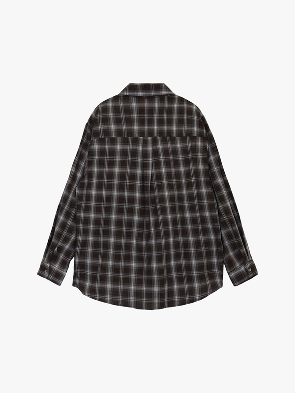 COMFORT CHECK SHIRT_BROWN