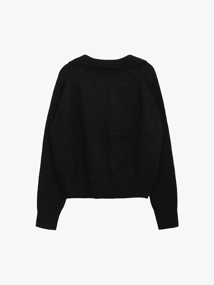 SAINT COLLAR KNIT_BLACK