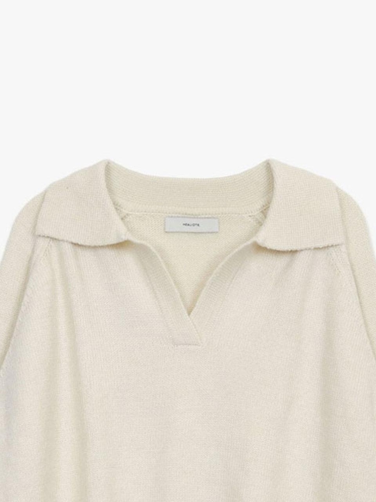 SAINT COLLAR KNIT_CREAM