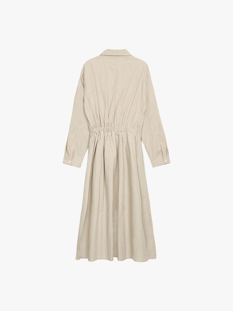 CALM SHIRT DRESS_BEIGE