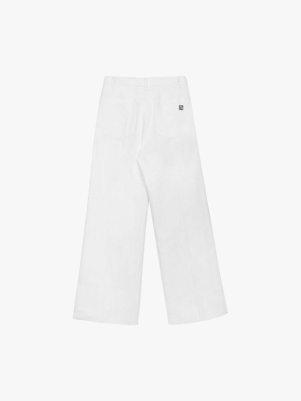 ESSENTIAL WIDE DENIM PANTS_WHITE