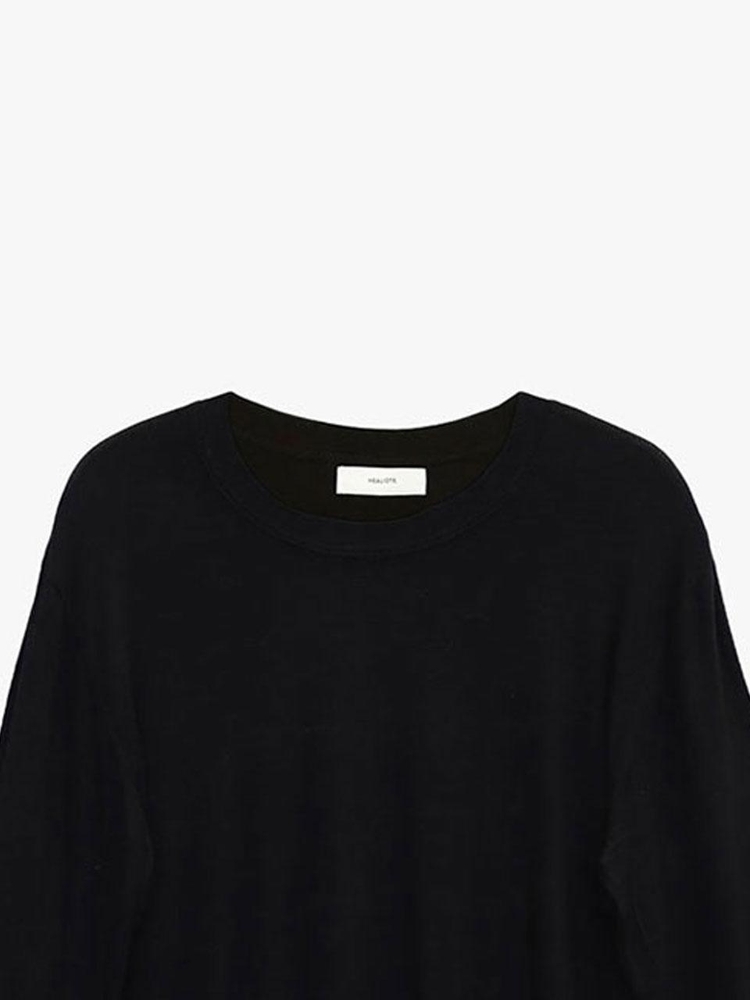 BASIC ROUND T-SHIRT_BLACK