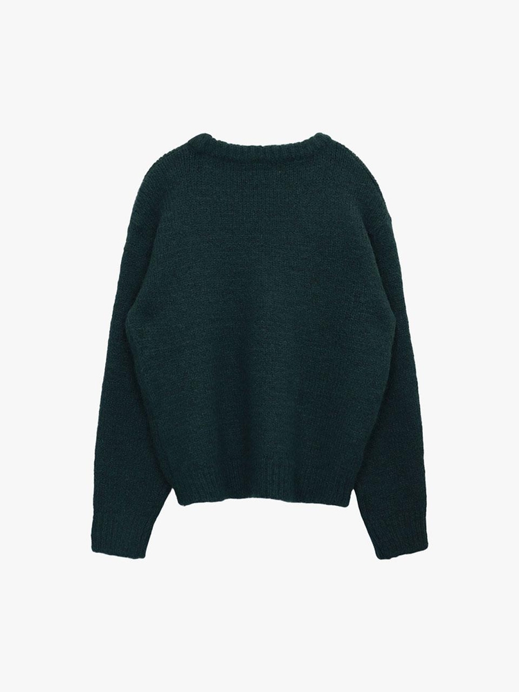 ESSENTIAL HEAVY WOOL SWEATER_GREEN