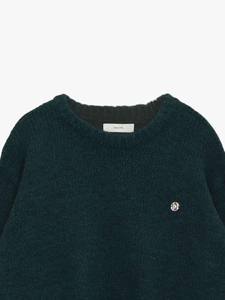 ESSENTIAL HEAVY WOOL SWEATER_GREEN