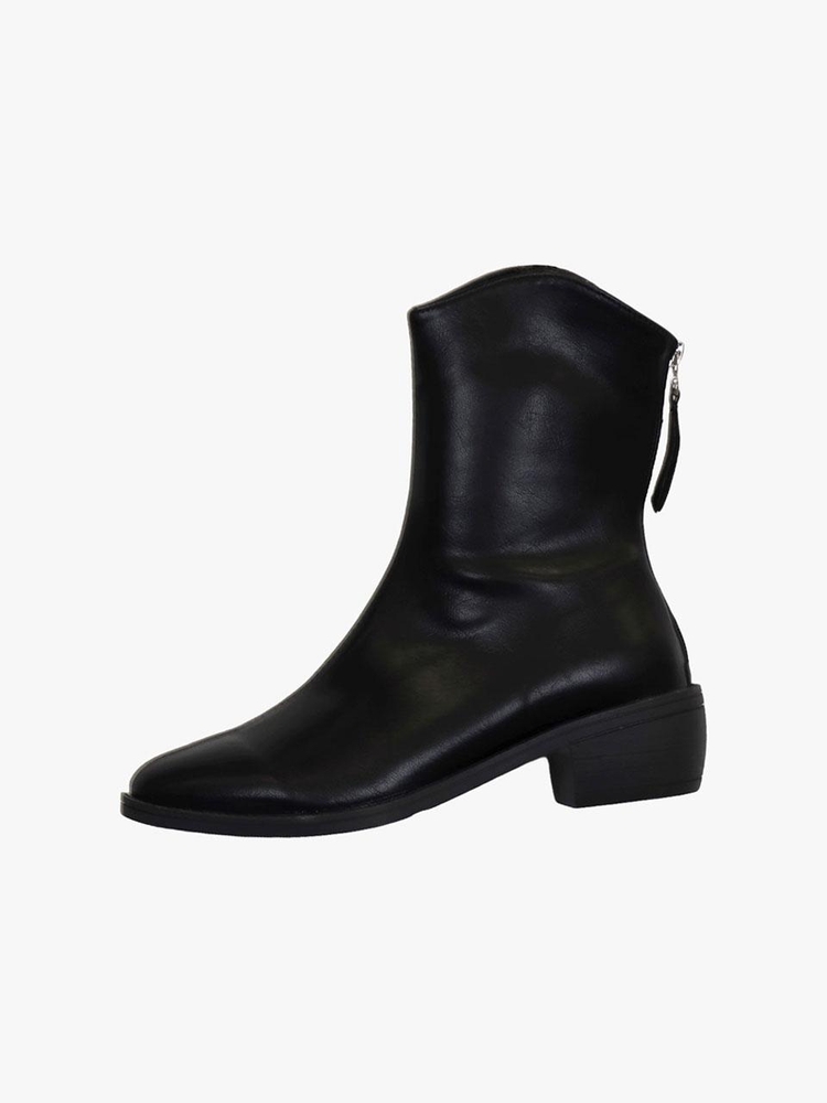 WESTERN ANKLE BOOTS_BLACK