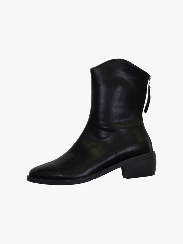 WESTERN ANKLE BOOTS_BLACK