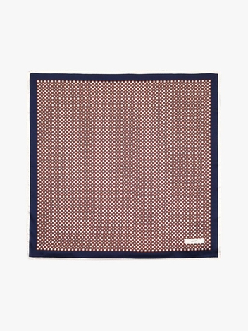 GRID PATTERN SCARF_ORANGE