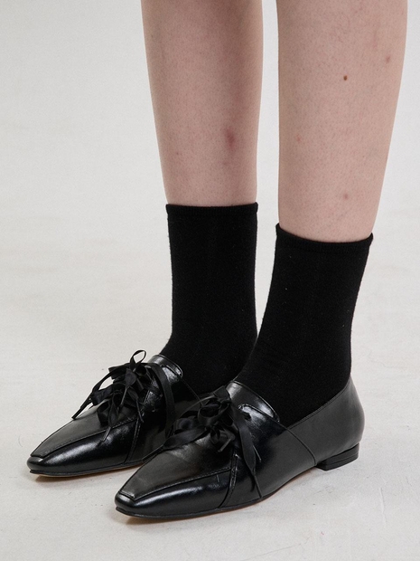 URBAN LACE-UP LOAFERS_BLACK