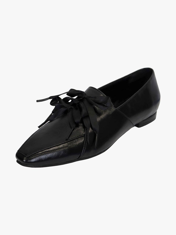 URBAN LACE-UP LOAFERS_BLACK