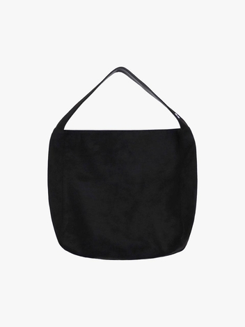 SUEDE ROOMY BAG_BLACK