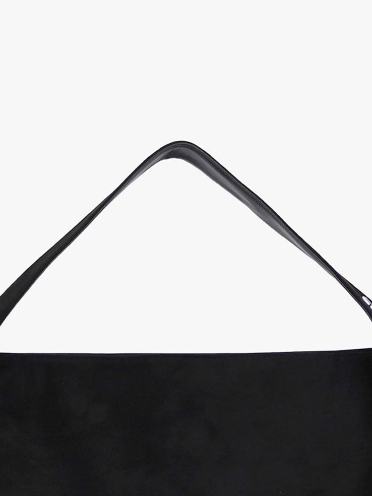 SUEDE ROOMY BAG_BLACK