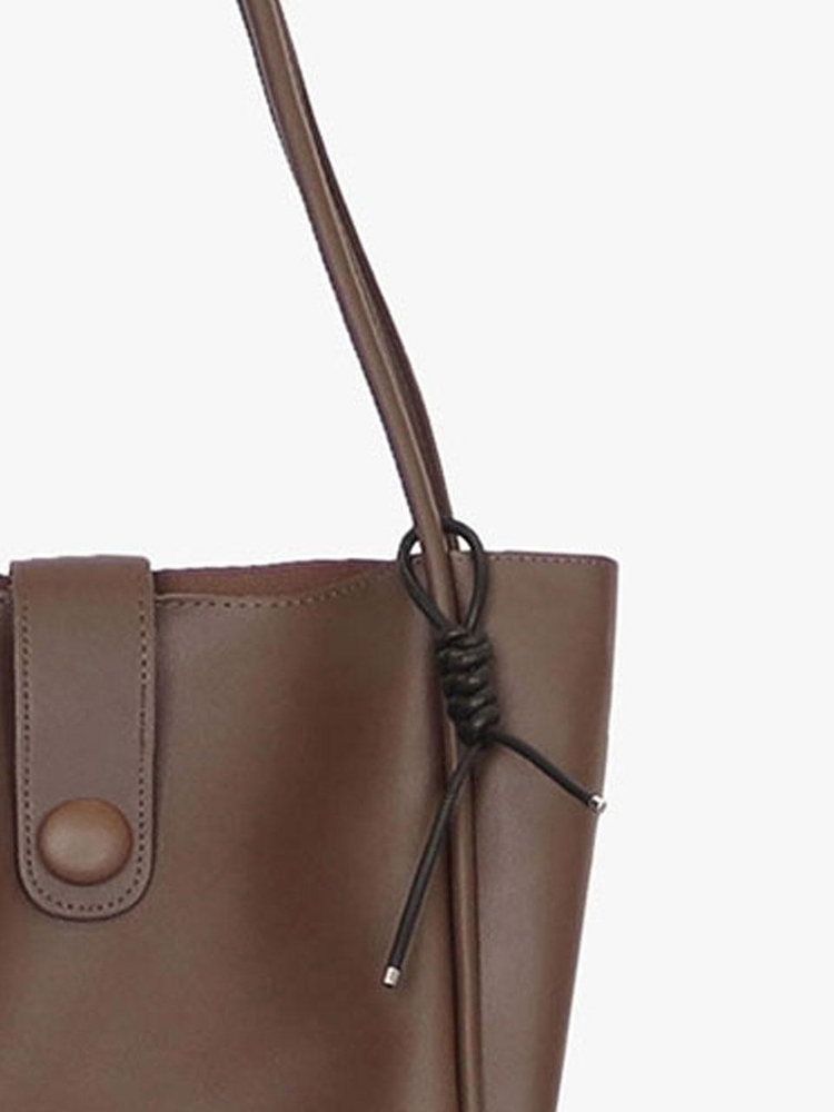 NOUVELLE LEATHER BAG_BROWN