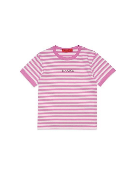 [해외배송] 24SS  키즈  막스앤코 티셔츠 MX0006K MX008MX300 PINK