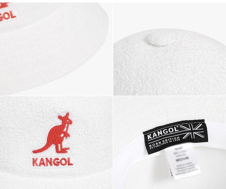 [캉골 KANGOL] K3407 WHITE 공용 버킷햇