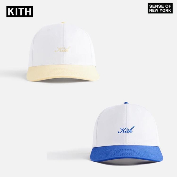 [해외] KITH 여성 스크립트 로고 캡모자 2컬러