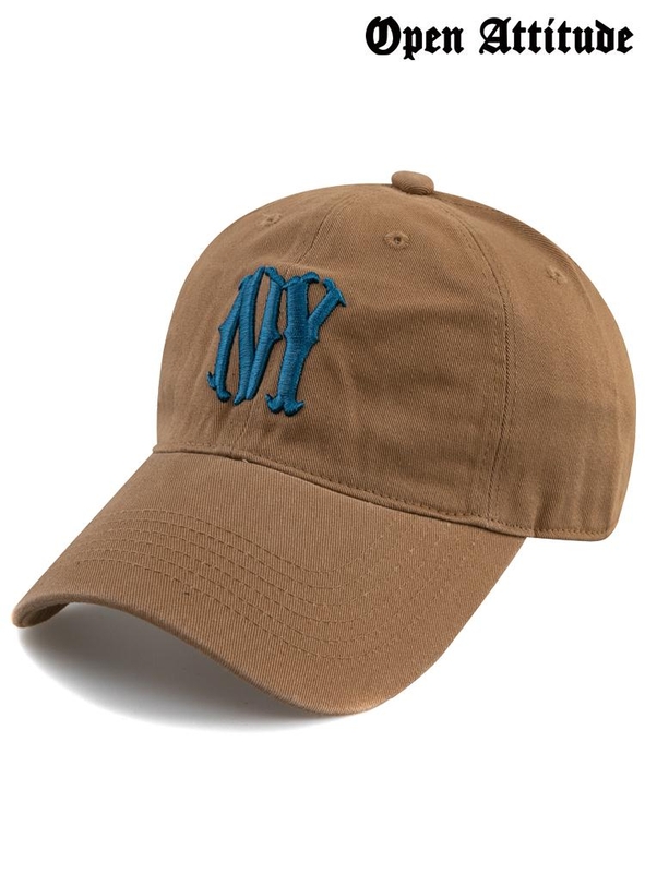 Vintage NY BALL CAP-DARK BEIGE