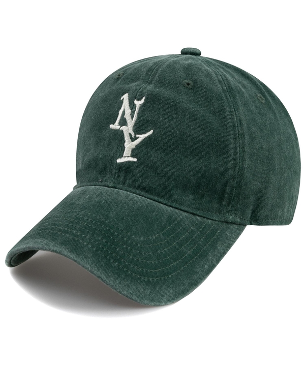 Vertical NY STONE WASHED CAP-GREEN