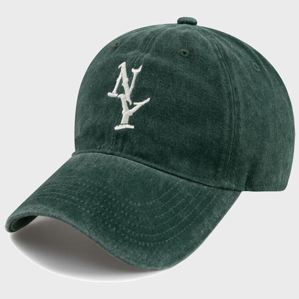 Vertical NY STONE WASHED CAP-GREEN