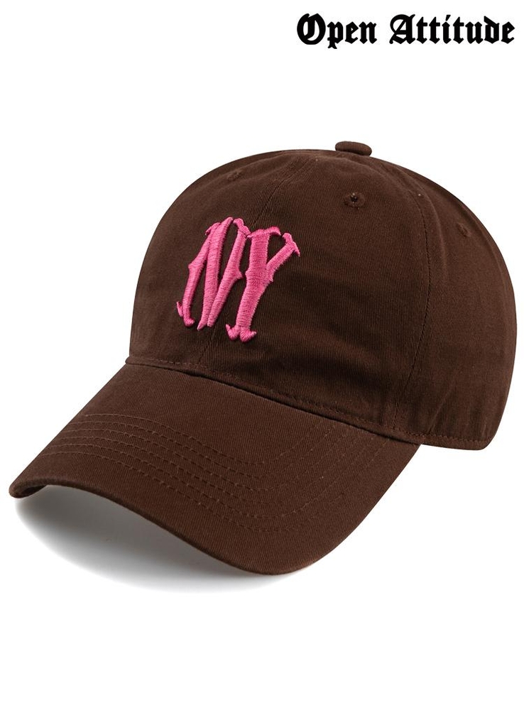 Vintage NY BALL CAP-BROWN