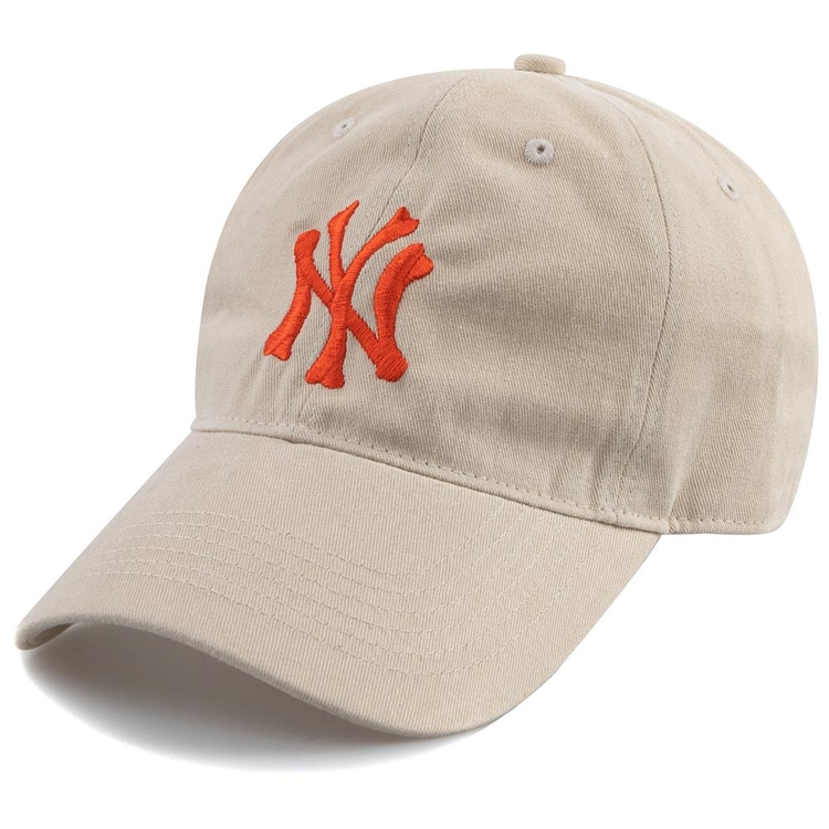 Unique NY COTTON BALL CAP-LIGHT BEIGE